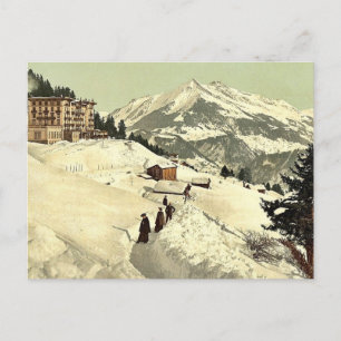 Leysin, the sanatorium and Chaussy in winter, Nand Postcard