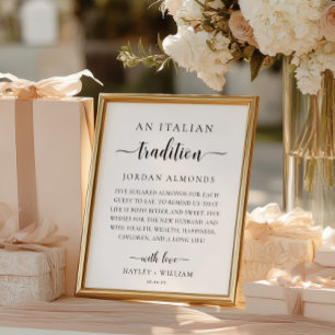 Leyton An Italian Tradition Sugared Almonds Poster
