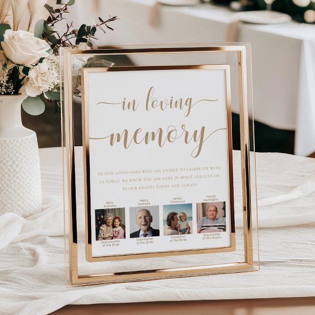 Leyton Photo In Loving Memory Wedding Poster (Creator Uploaded)