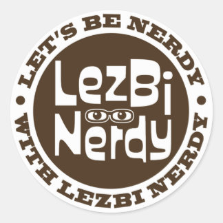 Lezbi Nerdy Sticker