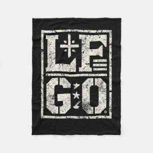 Lf Go Funny Motivational Fleece Blanket
