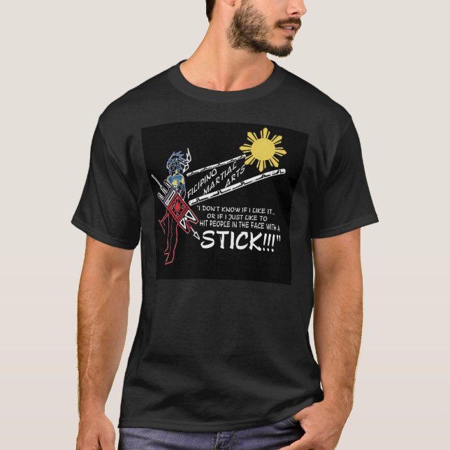 LFS-Kali FMA Humour Face2stick Style T-Shirt (Front)