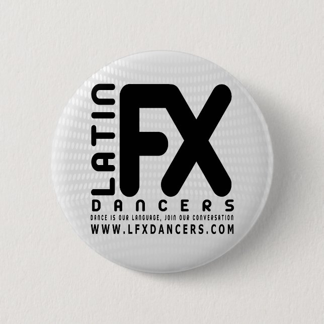 LFX Official Button White (Front)