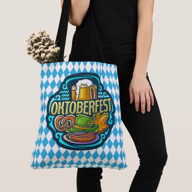 Lg. Oktoberfest Tote - See Back (Close Up)