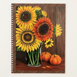Lg Planner -  Sunflowers/Pumpkins