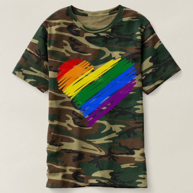 gay pride shirt camouflage