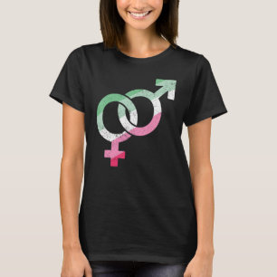 Lgbt Abrosexuality Pride Human Rights Male Female T-Shirt