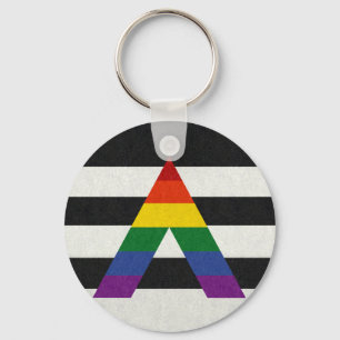 LGBT Ally Flag Keychain