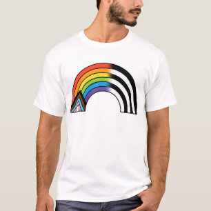 LGBT Ally Flag Progress Pride Flag Straight Ally T-Shirt