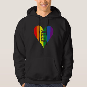 Lgbt Ally  Pride Gay Peace Homosexual Lesbian Rain Hoodie