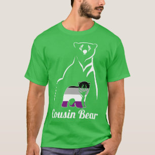 LGBT Asexual Cousin Bear Ace Pride Flag T-Shirt