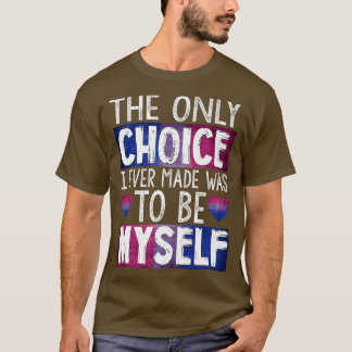 LGBT Bi Pride Proud Biseual Biseuality Flag Biseua T-Shirt