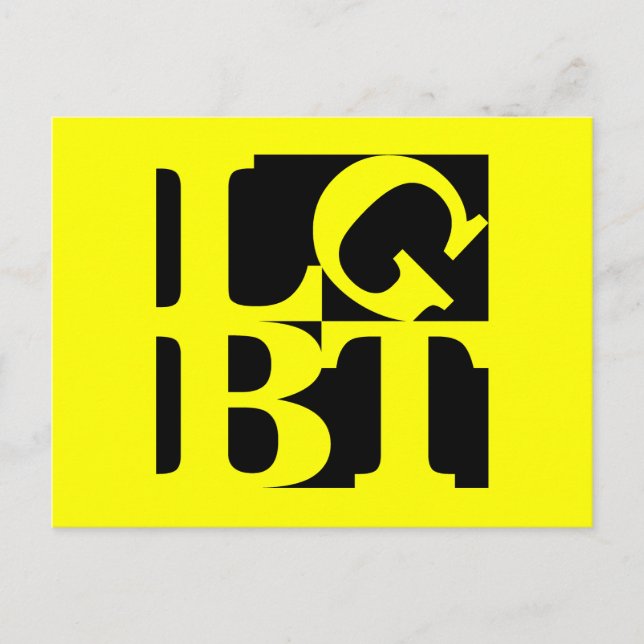 LGBT Black Pop Postcard (Front)