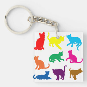 LGBT Cats Keychain