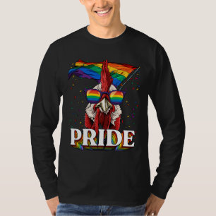 LGBT Chicken Gay Pride L T-Shirt