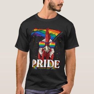 LGBT Chicken Gay Pride L T-Shirt