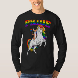 Lgbt Chihuahua Dog Unicorn Gay Pride Rainbow Lgbtq T-Shirt