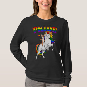 Lgbt Chihuahua Dog Unicorn Gay Pride Rainbow Lgbtq T-Shirt