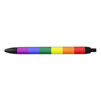 LGBT colors Black Ink Pen