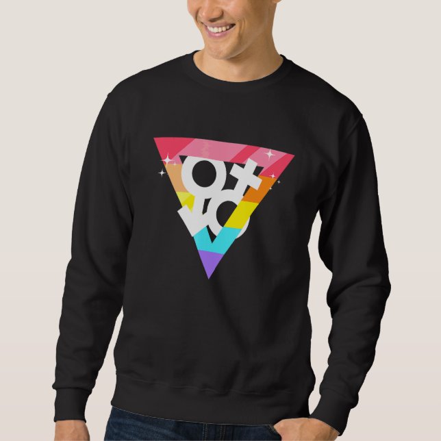 Lgbt Community Human Rights Rainbow Pride 5 Sweatshirt (Front)