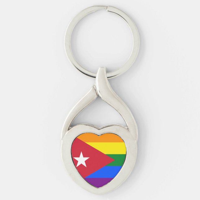 LGBT Cuba Keychain (Front)