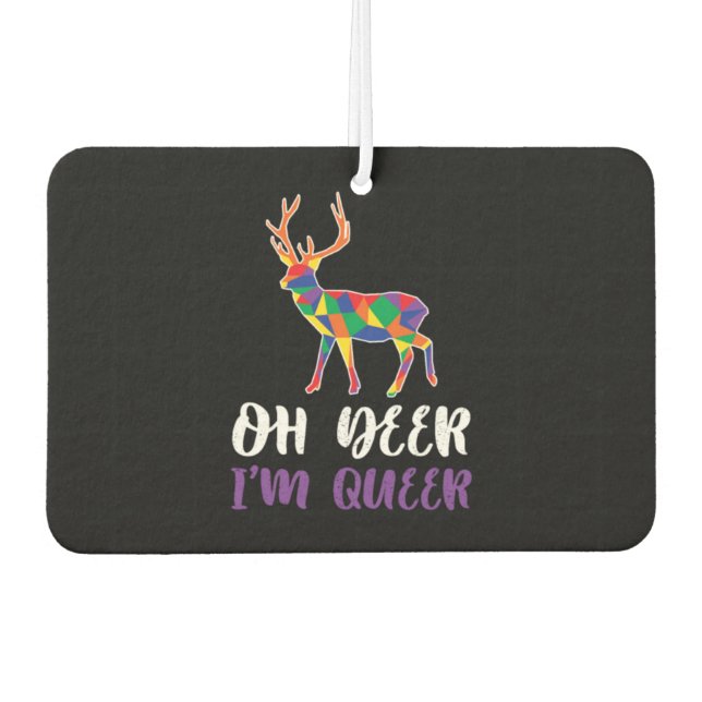 LGBT Deer Air Freshener (Front)