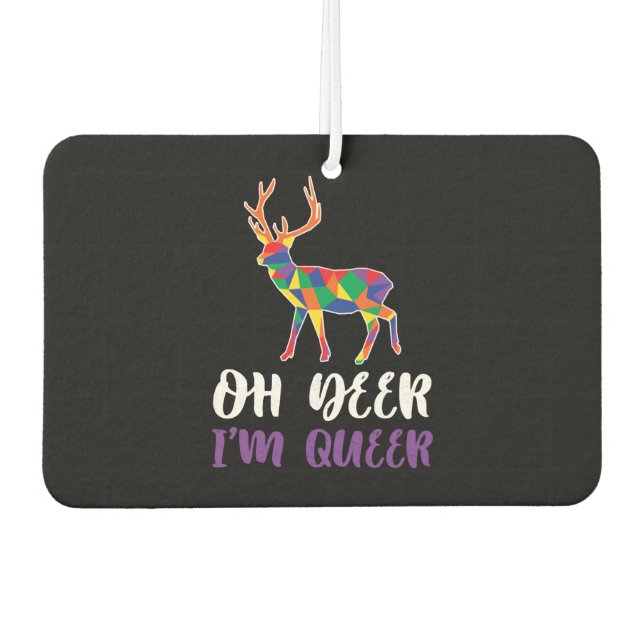 LGBT Deer Air Freshener (Front)