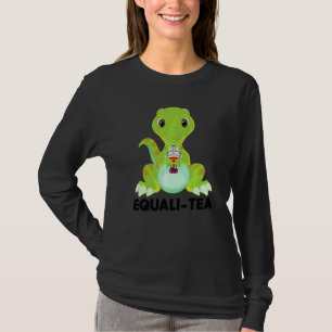 Lgbt Dino Equali Tea Gay Pride Lgbt Flag 1 T-Shirt