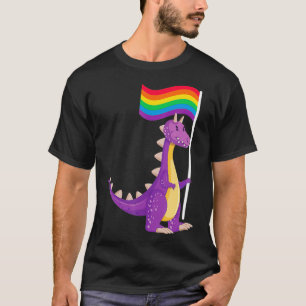 LGBT dragon LGBTQ CSD gay pride dragon  T-Shirt