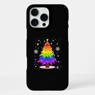LGBT Flag Christmas Tree Merry Christmas Gay LGBT iPhone 16 Pro Max Case