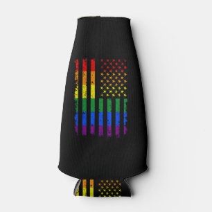 LGBT Flag Gay Pride Month Transgender Bottle Cooler