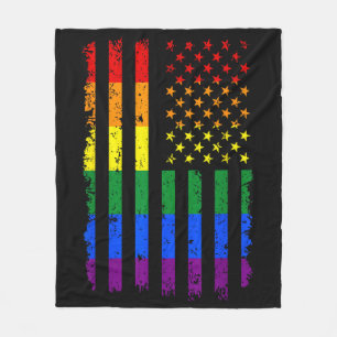 LGBT Flag Gay Pride Month Transgender Fleece Blanket
