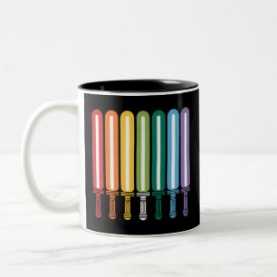 LGBT Flag Gay Pride Two-Tone Coffee Mug