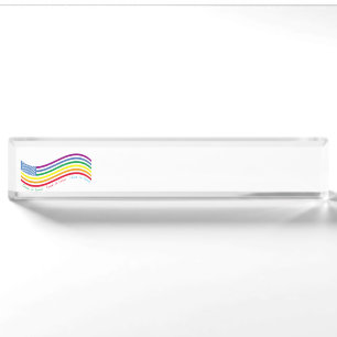 LGBT flag Nameplate