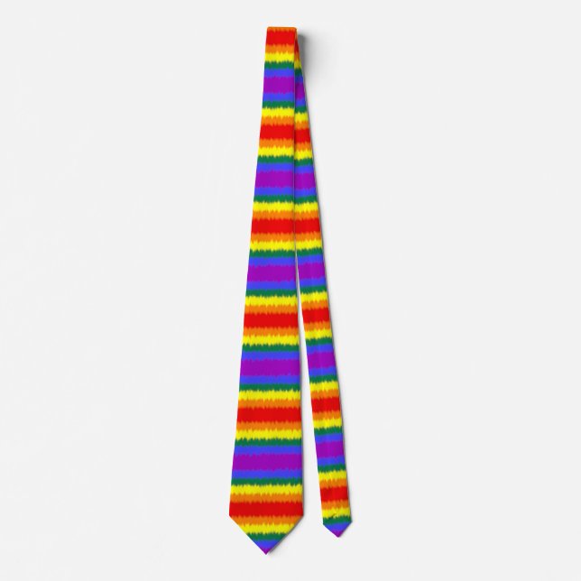 LGBT+ Flag Neck Tie (Front)