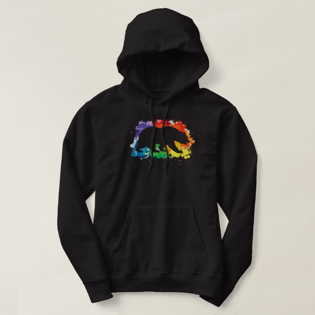 LGBT Flag Sounds Gay I am In  Copy Hoodie (Design Front)