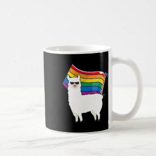 Lgbt Flag T Shirt Llama Gay Lesbian Resist Men Wom Coffee Mug