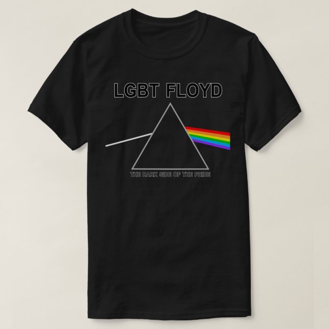 LGBT FLOYD, face sombre du T-shirt de la fierté (Design devant)