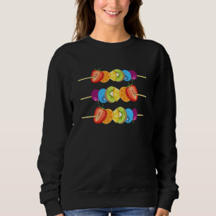 Lgbt Fruit Salad Kebab Berries Kiwi Citrus Fruit S Sweatshirt