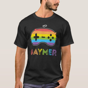 Lgbt Gamer Gaymer  Gay Pride Rainbow Gamepad Lgbt T-Shirt