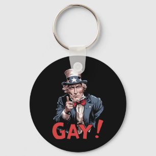 LGBT Gay Ally Pride Month Funny Keychain