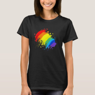 Lgbt Gay Lesbian Csd Pride Splash T-Shirt