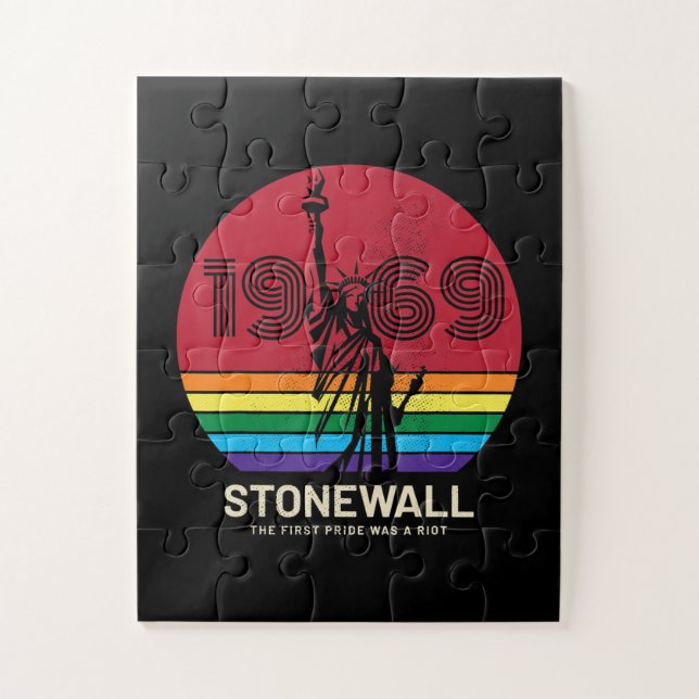 Lgbt Gay Lesbian Pride 52th Anniversary Stonewall Jigsaw Puzzle (Vertical)