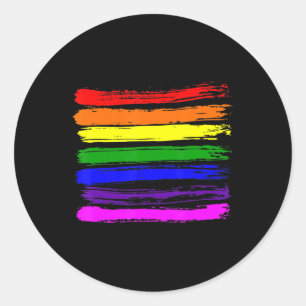 LGBT Gay Pride Flag Gay Pride 2022 Classic Round Sticker