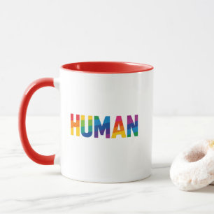LGBT Gay Pride Human Rainbow Coffee Mug