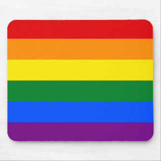 LGBT Gay Pride Rainbow Flag Stripe Mouse Pad