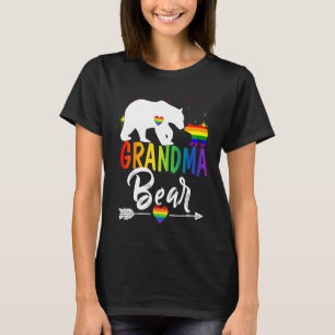 LGBT Grandma Bear Gay Pride Rights Rainbow Grandma T-Shirt