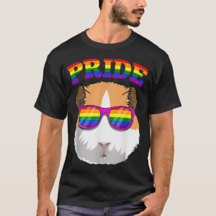 LGBT Guinea Pig Gay Pride Rainbow LGBTQ Cute Gift  T-Shirt