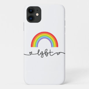 LGBT Hearts & Rainbows iPhone 11 Case