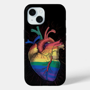 LGBT Human Heart iPhone 15 Case